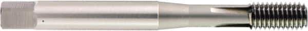 OSG - M8x1.25 Metric Coarse H7 Thread Limit Bottoming Thread Forming Tap - Solid Carbide, Bright Finish, 90mm OAL, 1-1/8" Thread Length, Right Hand Thread, Series 14153 - USA Tool & Supply