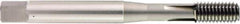 OSG - M10x1.25 Metric Fine H7 Thread Limit Bottoming Thread Forming Tap - Solid Carbide, Bright Finish, 100mm OAL, 1-1/4" Thread Length, Right Hand Thread, Series 14153 - USA Tool & Supply