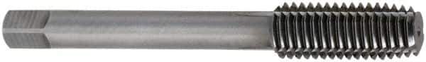 OSG - M10x1.50 Metric Coarse H7 Thread Limit Bottoming Thread Forming Tap - Solid Carbide, Bright Finish, 75mm OAL, 32mm Thread Length, Right Hand Thread, Series 369 - Exact Industrial Supply