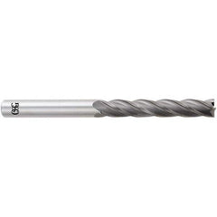 OSG - 18mm, 76mm LOC, 18mm Shank Diam, 153mm OAL, 4 Flute, Solid Carbide Square End Mill - USA Tool & Supply