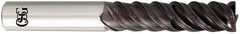 OSG - 16mm, 40mm LOC, 16mm Shank Diam, 110mm OAL, 4 Flute, Solid Carbide Square End Mill - Single End, TiAlN Finish, Spiral Flute, 50° Helix, Centercutting, Right Hand Cut, Right Hand Flute, Series HP451 - USA Tool & Supply