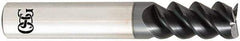 OSG - 0.125", 0.5" LOC, 1/8" Shank Diam, 1-1/2" OAL, 3 Flute, Solid Carbide Square End Mill - Single End, TiAlN Finish, Spiral Flute, 60° Helix, Centercutting, Right Hand Cut, Right Hand Flute, Series HP460 - USA Tool & Supply