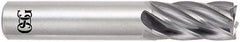 OSG - 14mm, 30mm LOC, 14mm Shank Diam, 89mm OAL, 6 Flute, Solid Carbide Square End Mill - Single End, Uncoated, Spiral Flute, 30° Helix, Centercutting, Right Hand Cut, Right Hand Flute, Series 461 - USA Tool & Supply
