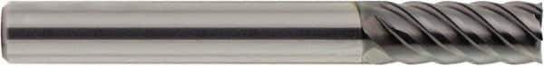 OSG - 8mm, 19mm LOC, 8mm Shank Diam, 60mm OAL, 6 Flute, Solid Carbide Square End Mill - Single End, EXO Finish, Spiral Flute, 45° Helix, Centercutting, Right Hand Cut, Right Hand Flute, Series 9140 - USA Tool & Supply