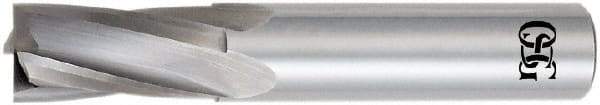 OSG - 7/8", 1-1/2" LOC, 7/8" Shank Diam, 4" OAL, 4 Flute, Solid Carbide Square End Mill - Single End, Uncoated, Spiral Flute, 15° Helix, Centercutting, Right Hand Cut, Right Hand Flute, Series 409 - USA Tool & Supply