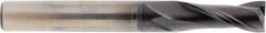 OSG - 5/32", 9/16" LOC, 5/32" Shank Diam, 2" OAL, 2 Flute, Solid Carbide Square End Mill - Single End, Diamond Finish, Spiral Flute, 30° Helix, Right Hand Cut, Right Hand Flute, Series 7020 - USA Tool & Supply