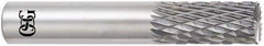 OSG - 5/16" Diam, 13/16" LOC, End Mill End, Solid Carbide Diamond Pattern Router Bit - Right Hand Cut, 2-1/2" OAL, 5/16" Shank Diam, Use on Alloy Steel, Carbon Steel, Hardened Steel - USA Tool & Supply