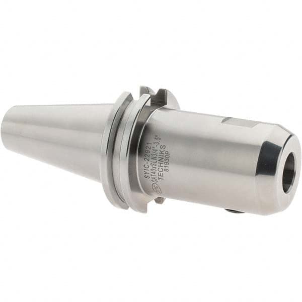 Techniks - CAT40 Taper Shank 3/4" Hole End Mill Holder/Adapter - USA Tool & Supply