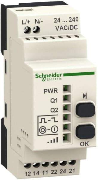 Square D - Wireless Pushbutton System with Programmable Receiver - 24-240 VAC/VDC, Relay Output Output, IP20 - USA Tool & Supply
