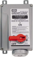 Hubbell Wiring Device-Kellems - 3 Phase, 600 VAC, 20 Amp, 10 hp, Interlock Receptacle - 3 Poles, Watertight, IEC 60309, Black - USA Tool & Supply