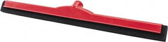 PRO-SOURCE - 24" Rubber Blade Floor Squeegee - Red - USA Tool & Supply