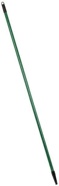 PRO-SOURCE - 60 x 1-1/4" Fiberglass Handle for Floor Squeegees & Push Brooms - Threaded Connection, Green - USA Tool & Supply