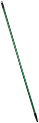 PRO-SOURCE - 60 x 1-1/4" Fiberglass Handle for Floor Squeegees & Push Brooms - Threaded Connection, Green - USA Tool & Supply