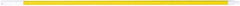 PRO-SOURCE - 60 x 1-1/4" Fiberglass Handle for Floor Squeegees & Push Brooms - Threaded Connection, Yellow - USA Tool & Supply