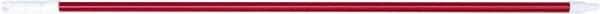 PRO-SOURCE - 60 x 1-1/4" Fiberglass Handle for Floor Squeegees & Push Brooms - Threaded Connection, Red - USA Tool & Supply