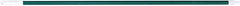 PRO-SOURCE - 60 x 1-1/4" Fiberglass Handle for Floor Squeegees & Push Brooms - Threaded Connection, Green - USA Tool & Supply