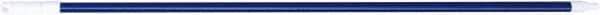 PRO-SOURCE - 60 x 1-1/4" Fiberglass Handle for Floor Squeegees & Push Brooms - Threaded Connection, Blue - USA Tool & Supply