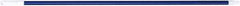 PRO-SOURCE - 60 x 1-1/4" Fiberglass Handle for Floor Squeegees & Push Brooms - Threaded Connection, Blue - USA Tool & Supply