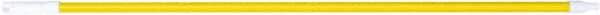 PRO-SOURCE - 54 x 1-1/4" Fiberglass Handle for Floor Squeegees & Push Brooms - Threaded Connection, Yellow - USA Tool & Supply