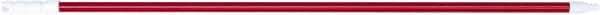 PRO-SOURCE - 54 x 1-1/4" Fiberglass Handle for Floor Squeegees & Push Brooms - Threaded Connection, Red - USA Tool & Supply