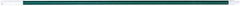 PRO-SOURCE - 54 x 1-1/4" Fiberglass Handle for Floor Squeegees & Push Brooms - Threaded Connection, Green - USA Tool & Supply