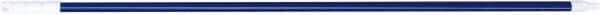 PRO-SOURCE - 54 x 1-1/4" Fiberglass Handle for Floor Squeegees & Push Brooms - Threaded Connection, Blue - USA Tool & Supply