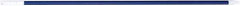 PRO-SOURCE - 54 x 1-1/4" Fiberglass Handle for Floor Squeegees & Push Brooms - Threaded Connection, Blue - USA Tool & Supply