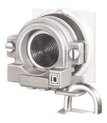 Square D - Extended Mushroom Head Pushbutton Switch Padlock Attachment - Extended Mushroom Head Pushbutton - USA Tool & Supply