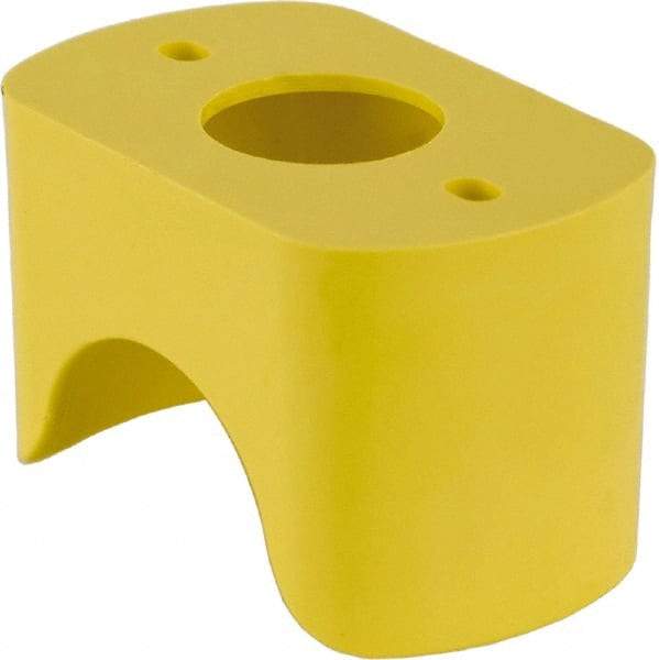 Square D - Pushbutton Switch Guard - Yellow - USA Tool & Supply