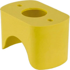 Square D - Pushbutton Switch Guard - Yellow - USA Tool & Supply
