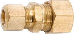 ANDERSON METALS - 1/2 x 3/8" OD, Lead Free Brass Union - 200 Max Working psi, Comp x Comp Ends - USA Tool & Supply