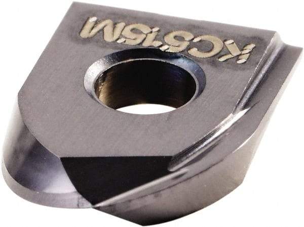 Kennametal - KDMB0250M0 Grade KC515M Carbide Milling Insert - TiAlN Finish, 0.063" Thick, 3.18mm Corner Radius - USA Tool & Supply