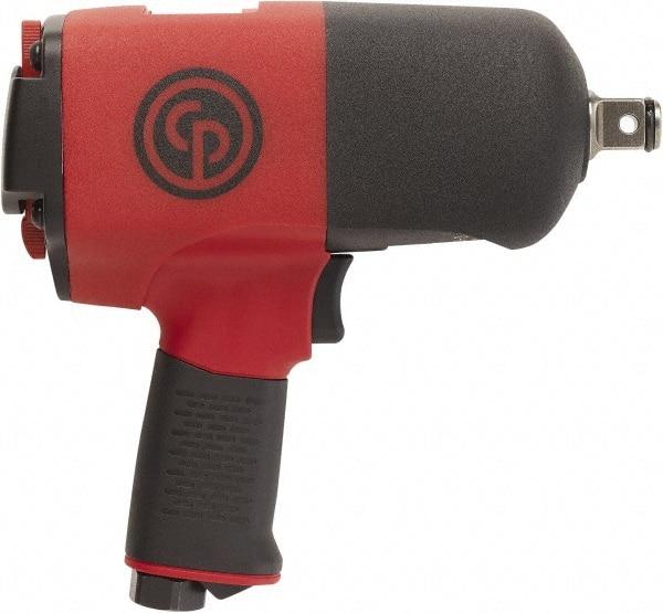 Chicago Pneumatic - 3/4" Drive, 6,500 RPM, 1,217 Ft/Lb Torque Impact Wrench - Pistol Grip Handle, 12 CFM, 90 psi, 3/8" NPT Inlet - USA Tool & Supply