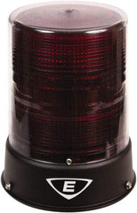 Edwards Signaling - 24 VAC/VDC, 4X NEMA Rated, LED, Magenta, Flashing, Steady Light - 65 Flashes per min, 3/4 Inch Pipe, 8-1/4 Inch Diameter, 7-3/4 Inch High, IP66 Ingress Rating, Pipe Mount - USA Tool & Supply