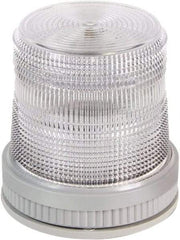 Edwards Signaling - 24 VDC, 4X NEMA Rated, LED, Amber, Green, Red, Multi Status Indicator - 65, 120, 240 Flashes per min, 3/4 Inch Pipe, 4-1/2 Inch Diameter, 4-5/8 Inch High, Pipe Mount, Surface Mount, Wall Mount - USA Tool & Supply