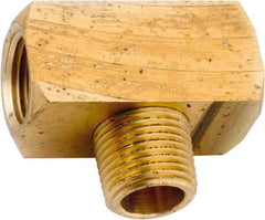 ANDERSON METALS - 3/8-18 Male Thread x 3/8-18 Female Thread, Lead Free Brass Industrial Pipe Male Branch Tee - MNPT x FNPT, 1,000 psi - USA Tool & Supply