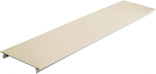 Hubbell Wiring Device-Kellems - 19-1/2 Inch Long x 4-3/4 Inch Wide x 1/4 Inch High, Rectangular Raceway Cover - Ivory, For Use with HBL4750 Series Raceways - USA Tool & Supply