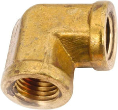 ANDERSON METALS - Class NSF, 1/4" Internal Pipe, Lead Free Brass 90° Elbow - NPT - USA Tool & Supply