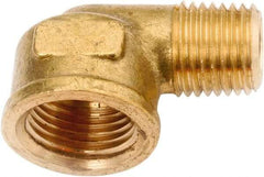 ANDERSON METALS - Class NSF, 3/8 x 1/2" Internal Pipe, Lead Free Brass 90° Street Elbow - NPT - USA Tool & Supply