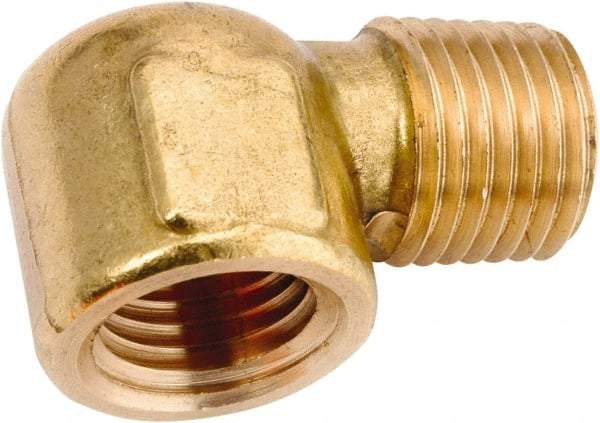 ANDERSON METALS - Class NSF, 1/2" Internal Pipe, Lead Free Brass 90° Street Elbow - NPT - USA Tool & Supply