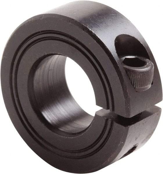 Climax Metal Products - 32mm Bore, Steel, One Piece Clamp Collar - 2-1/8" Outside Diam - USA Tool & Supply