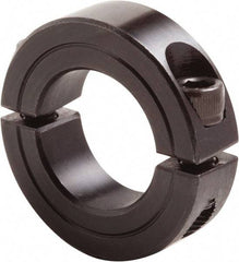 Climax Metal Products - 5-1/4" Bore, Steel, Two Piece Clamp Collar - 6-3/4" Outside Diam, 7/8" Wide - USA Tool & Supply