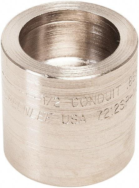 Greenlee - 1/2" Conduit Round Die - 0.885" Hole Diam - USA Tool & Supply