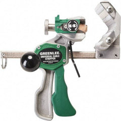 Greenlee - 1/2" to 3" Capacity Cable Wire Stripper - 1/2" Min Wire Gage - USA Tool & Supply