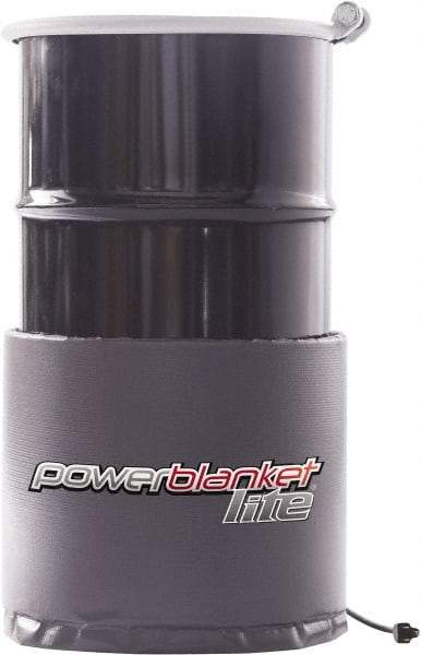 Powerblanket - 14" Wide, 15 Gallon Wrap-Around Drum Heater - 120 Volt, 1.15 Amps, 0°F to 450°F Thermostat Rating - USA Tool & Supply