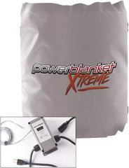 Powerblanket - 12" Wide, 5 Gallon Wrap-Around Drum Heater - 120 Volt, 1.33 Amps, 0°F to 145°F Thermostat Rating - USA Tool & Supply