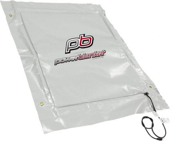 Powerblanket - 48" Long x 36" Wide, Flat, PVC, Standard Heat Blanket - 120 Volts, Flat Back - USA Tool & Supply