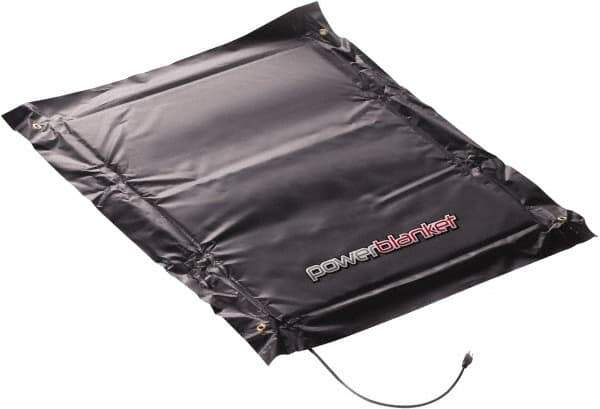 Powerblanket - 48" Long x 36" Wide, Flat, PVC, Standard Heat Blanket - 120 Volts, Flat Back - USA Tool & Supply