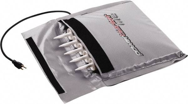 Powerblanket - 24" Long x 13" Wide, Flat, PVC, Caulk Warmer - 120 Volts, Flat Back - USA Tool & Supply