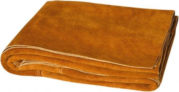 Steiner - 6' High x 6' Wide x 0.06 to 0.08" Thick Leather Welding Blanket - Rust - USA Tool & Supply